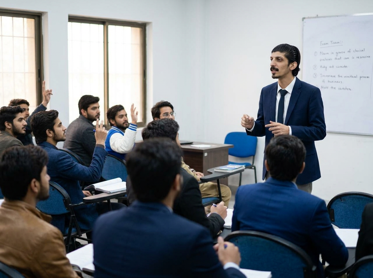Lecture In Progress, Karachi