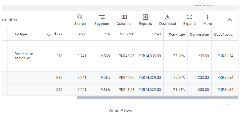 Video views